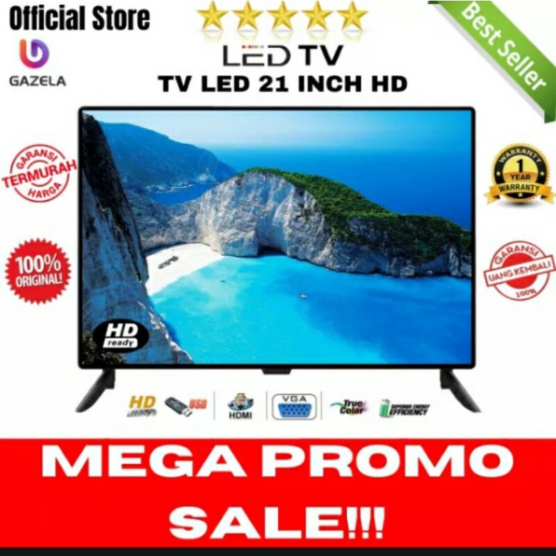 NEW BIG PROMO GAZELA LED TV  Monitor 21 inch HD Gaming Monitor