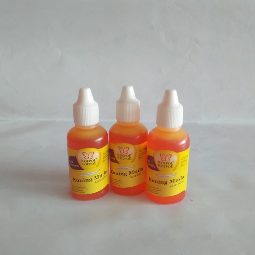 

Pewarna Koepoe Koepoe Kuning Muda 1 Pack Isi 6 Pcs