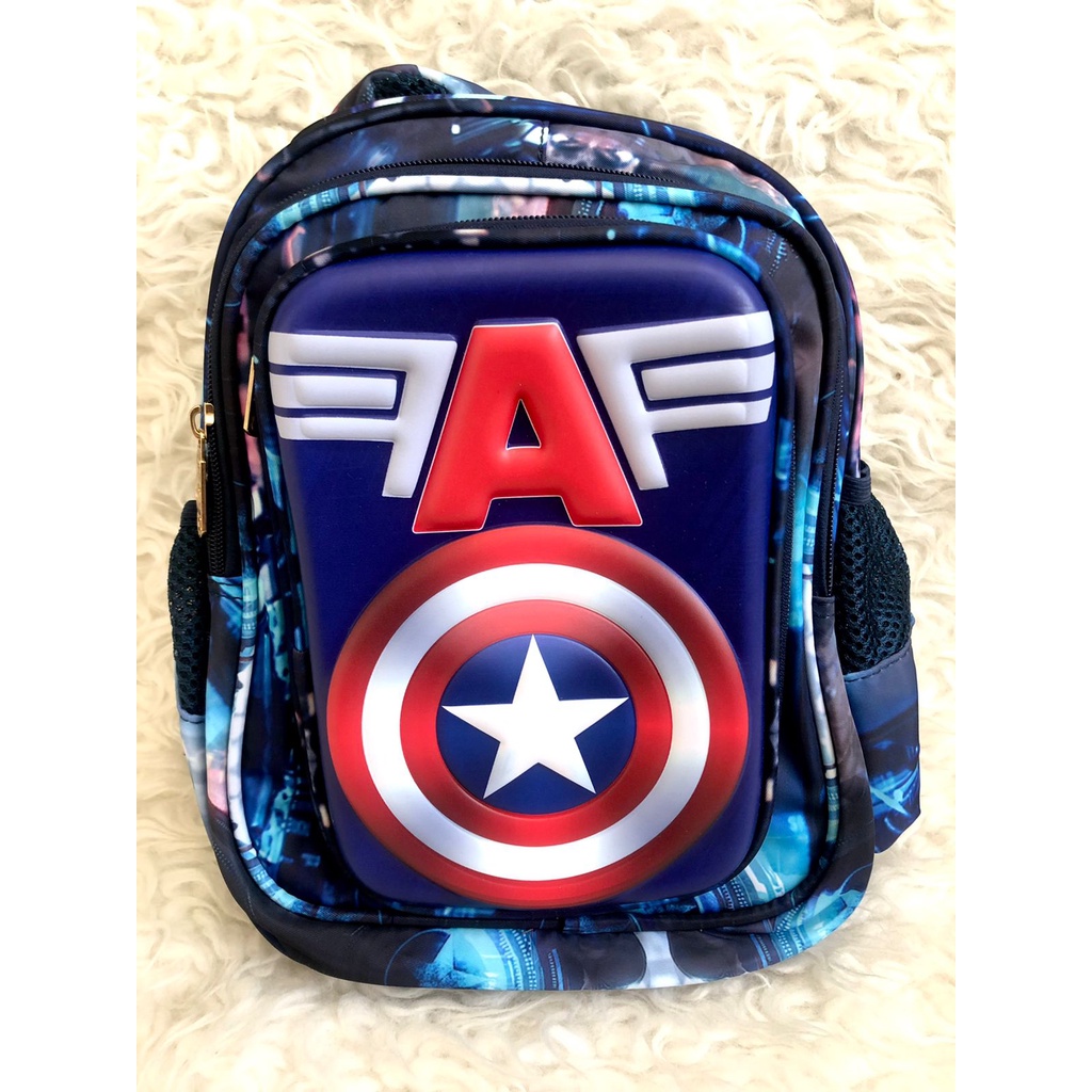 OGES TAS - Tas Sekolah Anak TK Tas Ransel TK Karakter Timbul Import Hardcase