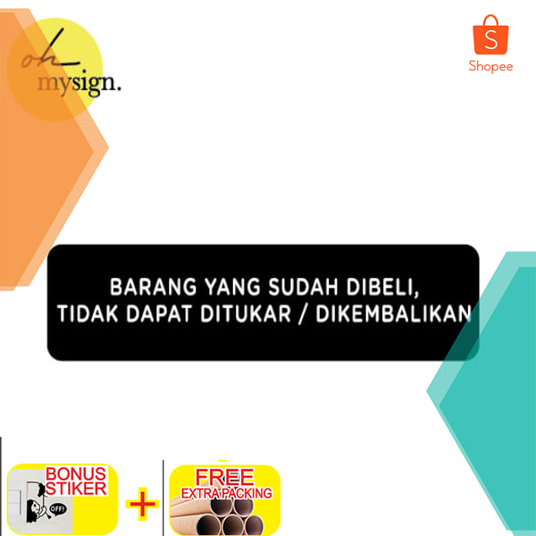

Sign Kasir Sign Akrilik | Sign Board Printed Elegan
