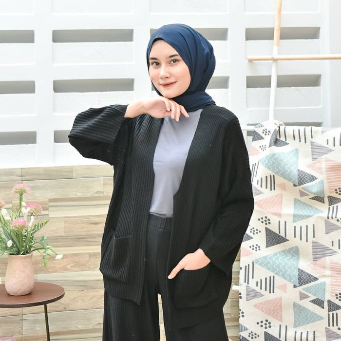 LOCCY CARDY RAJUT OVERSIZE JUMBO/LAVELLA OUTER CARDIGAN RAJUT WANITA OVERSIZE PREMIUM