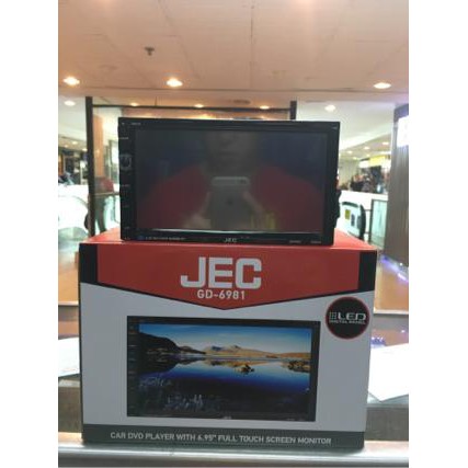 tv mobil/dvd double din merk jec layar 6.95 inch Murah