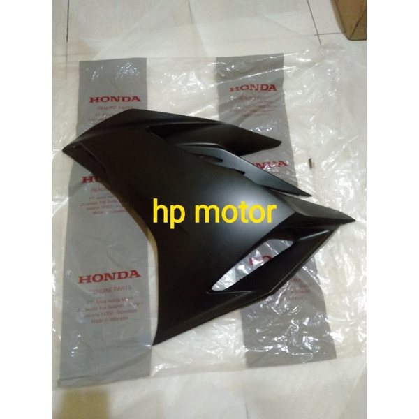 SAYAP SAMPING KIRI CBR150R K45R HITAM DOFF 64411-K45-NL0ZC FAIRING KIRI CBR150 R HITAM DOFF ORIGINAL