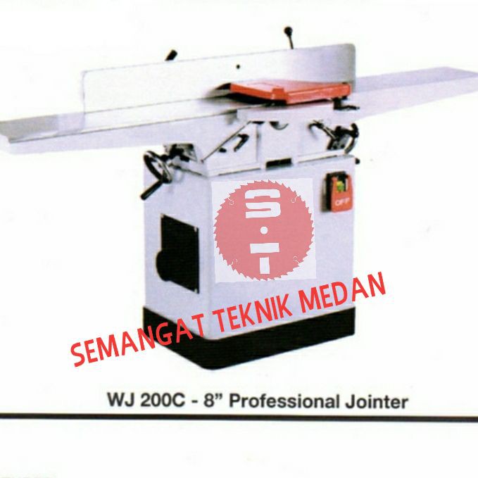 WJ-200C MESIN SERUT KETAM DUDUK WOOD JOINTER KAYU 8" OSCAR WJ200C