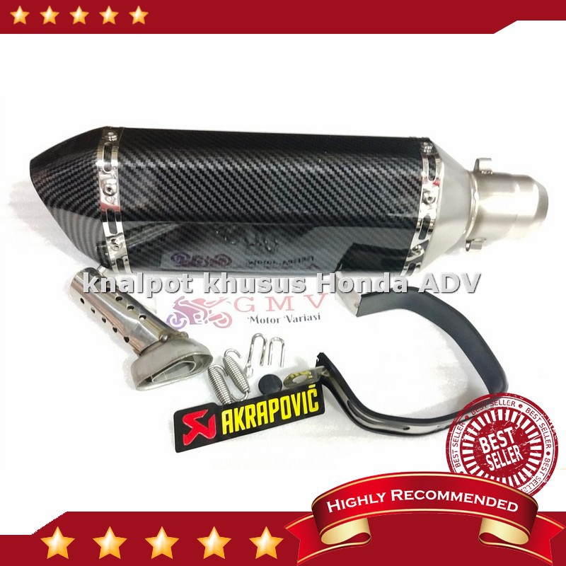 Murah Knalpot Racing Honda ADV Knalpot racing Akrapovic Full carbon Honda ADV import