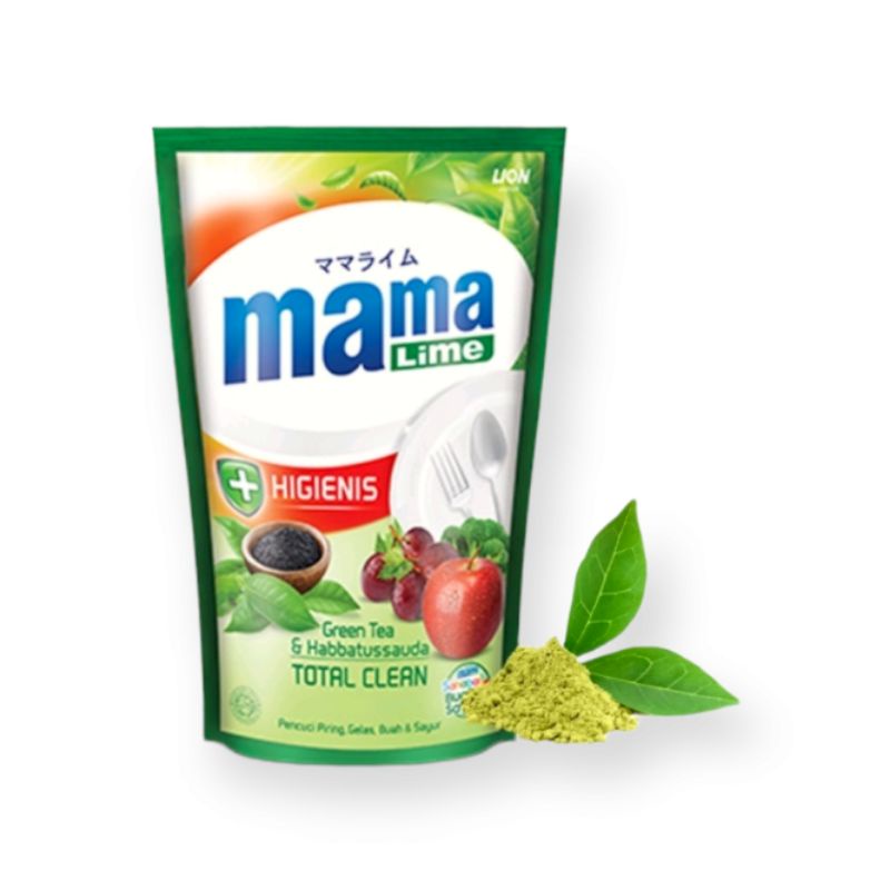 Mama Lime Greentea &amp; Habbatussauda Refill 780mL