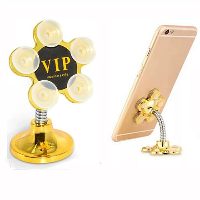 Car Phone Holder FLOWER Stand Dudukan Tablet Mini Pod Stand Besi Flexible Holder iPad Stick Holder