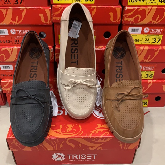 Sepatu moccasin wanita TRISET