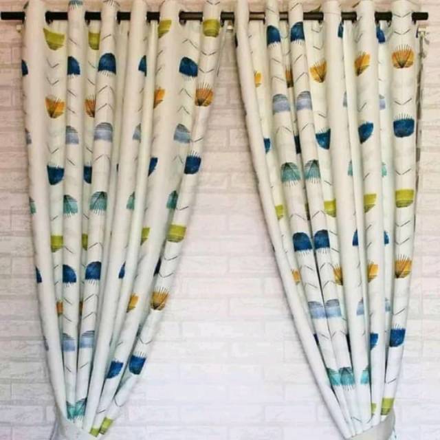 Gorden motif kipas/gorden motif minimalis