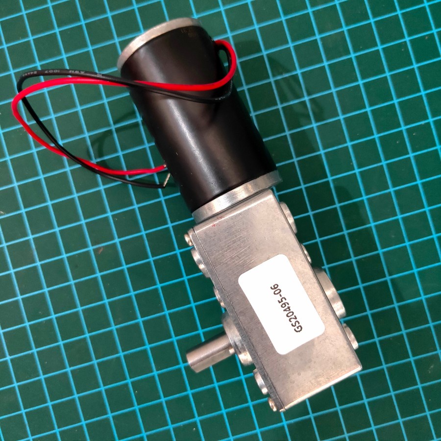 motor gearbox DC 24V 12rpm motor DC turbo worm gear metal reversible