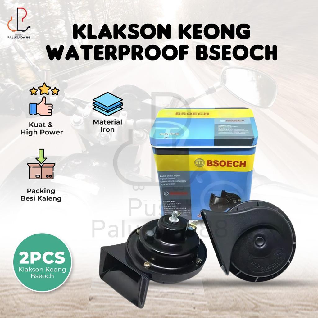 Klakson Keong Universal High Quality Suara Kuat Mobil Eropa BSOECH Anti Air Waterproof Motor BSEOCH PABRIKAN BOSCH KUAT POWER