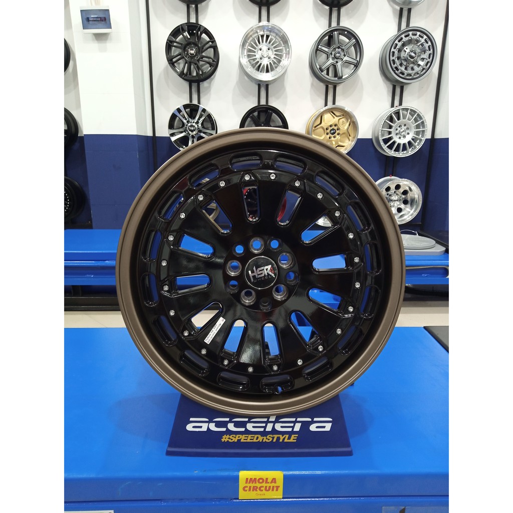 Velg mobil racing terbaru R18 HSR MYTH-07 Ring 18 Pcd 5x100 & 5x114,3 Lebar 8 untuk CRV Odyssey Hrv
