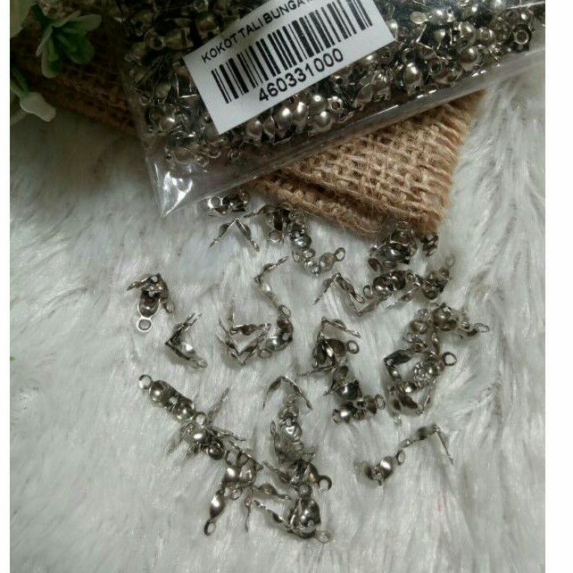100pc kodokan silver - kodoan gold/kodokan warna 2lubang/stoper