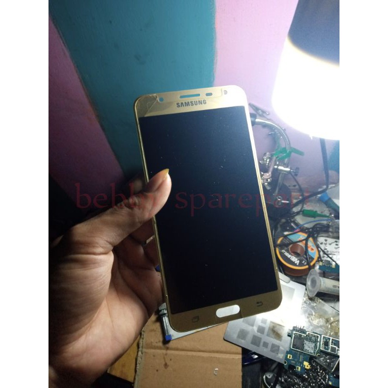 Lcd touchscreen samsung j7 2015,j700,j700h original copotan baca deskripsi