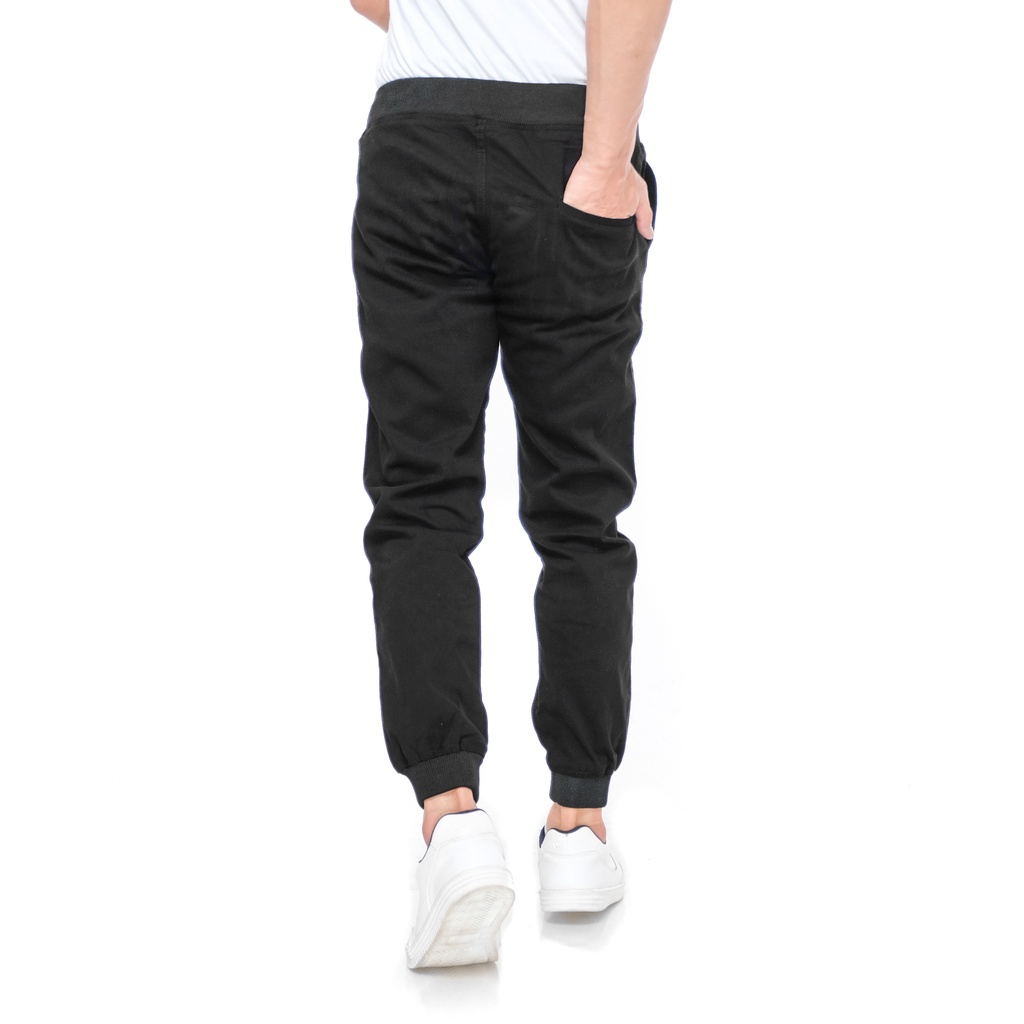 Celana Panjang Joger Pria Jogger Pants Cowok Premium Saku Resleting Waterproof