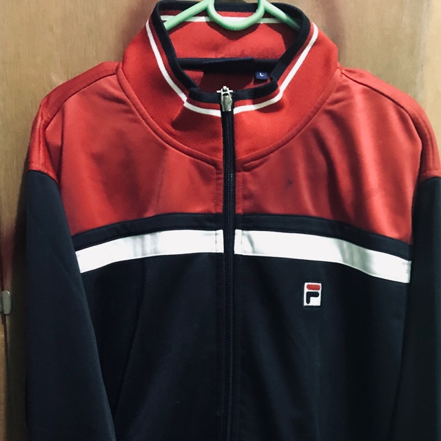 Jaket tracktop casual FILA original