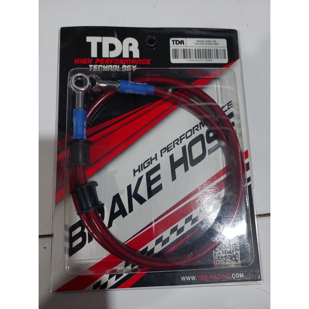 SELANG REM TDR ORIGINAL 100CM /120CM/130CM BLACK CARBON UNIVERSAL KLX CRF / AEROX SELANG CAKRAM DEPAN TDR 120/130 CM