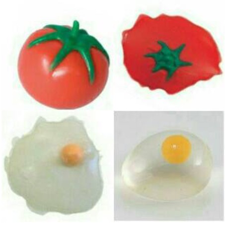 

COD Squishy telur dan tomat / Mainan Bantingan Kembali Wujud Semula Telur Tomat