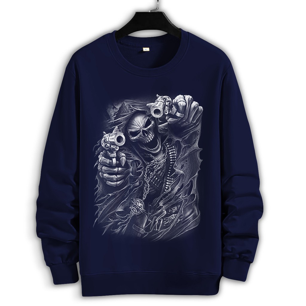 Baju sweater TWO GUN Pria Lengan panjang /Outerwear/Sweater pria/Fashion pria/Sweater Pria Basic Jumper