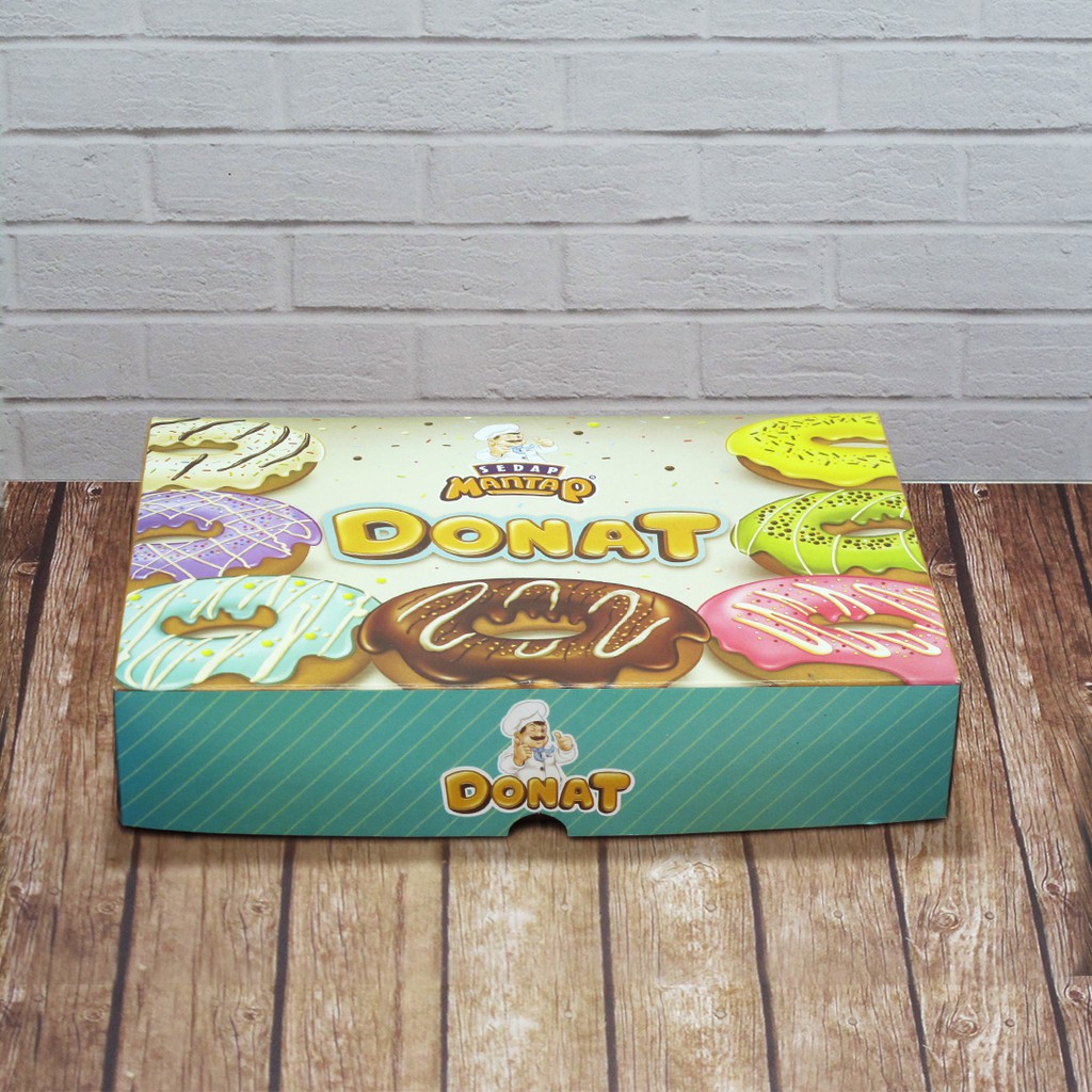 

Dus Donat / Box Donat / Sedap Mantap Donat Ukuran 27 x 18,5 x 5,3 cm