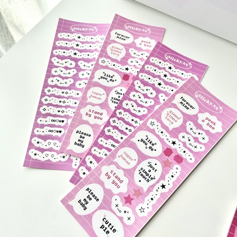 

Textmoji | Deco stickers by sticky.xx