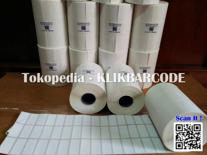 

PROMO BARCODE LABEL SEMICOATED 33 X 15 3 LINE GAP CORE 1" (ISI 5.000 PCS) MURAH - Putih FI