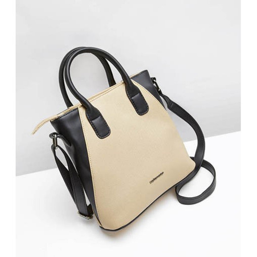 Sophie Martin Tas Kerja Jinjing Wanita Aretta Peach Hitam Besar Eksclusive Origial Shoulder Bag Simp