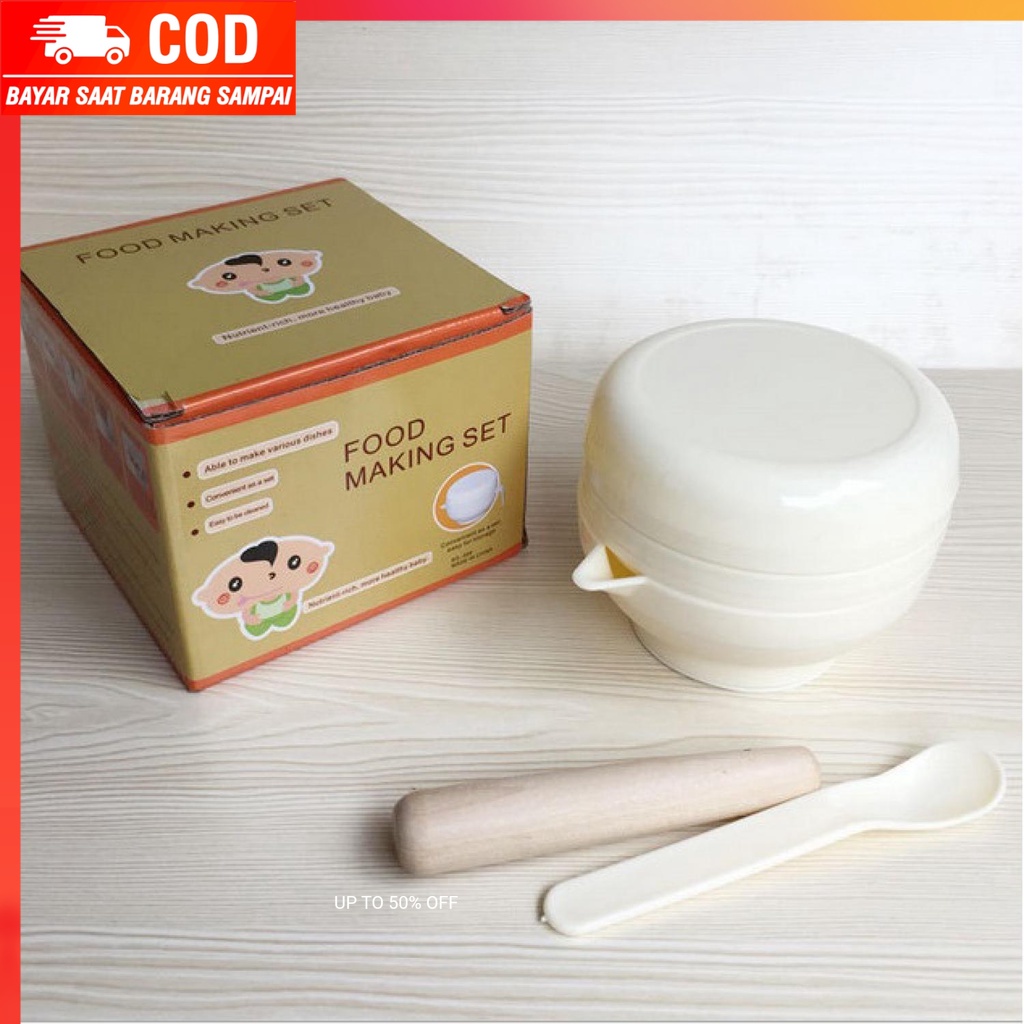 (100% BARANG ORI) Mangkok Tempat Pembuat Makanan Bayi Food Making Set - RS-589