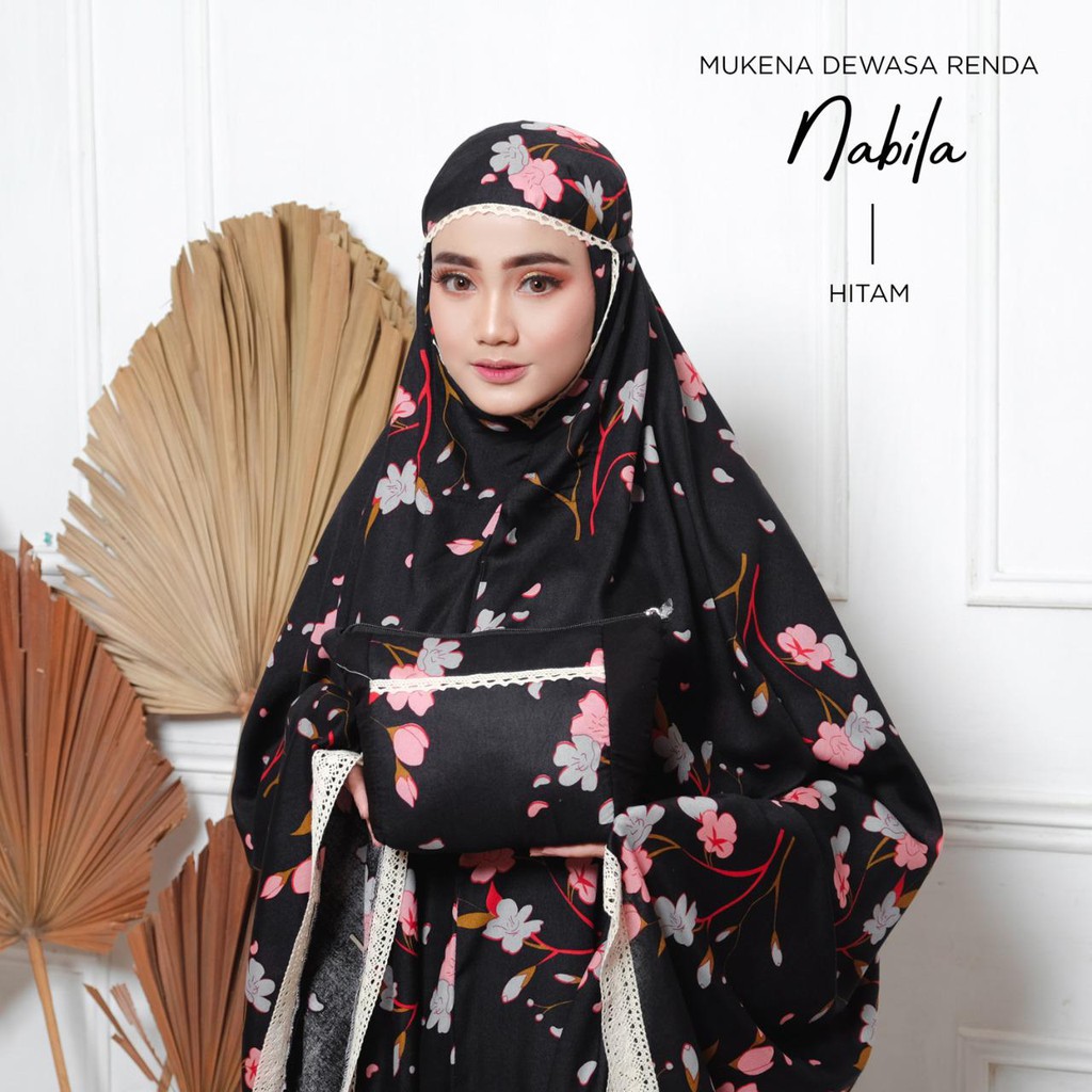 PUSAT MUKENA TASIK - MUKENA DEWASA RENDA RAYON NABILA