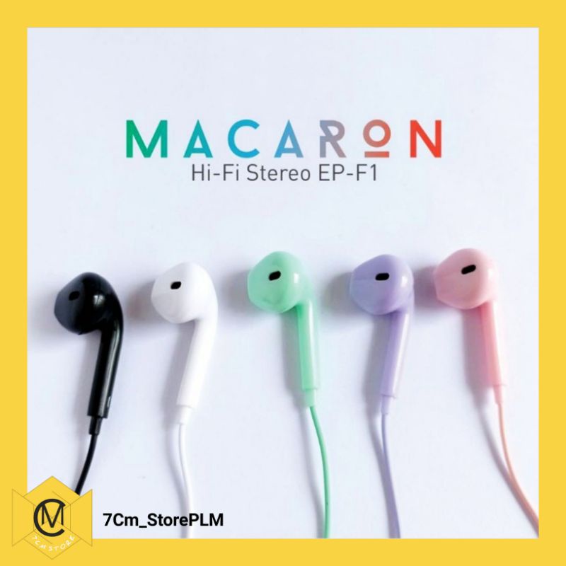 Headset Colorfull lucu macaron Earphone Gaming