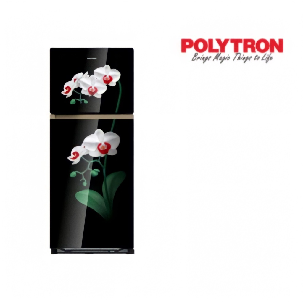 Polytron Kulkas 2 Pintu 220L Belleza Jumbo Tempered Glass PRW 23MOW 23MO