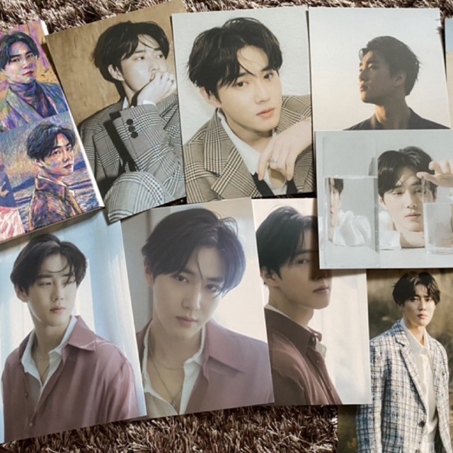 POSTCARD OFFICIAL SELF PORTRAIT SUHO EXO SEHUN D.O. LAY KAI CHEN CHANYEOL BAEKHYUN XIUMIN O2ASIS GRE