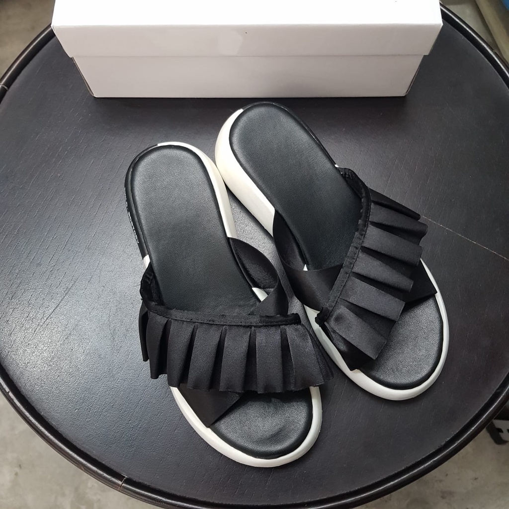 [✅BISA COD] 7790 SANDAL WANITA IMPORT X RENDA (REAL PICTURE)