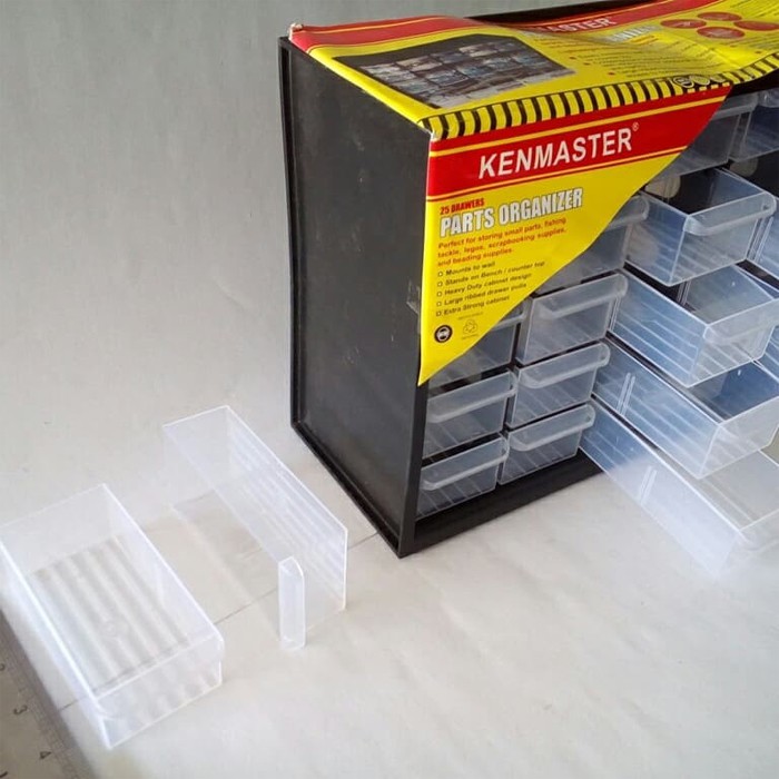 Rak Susun Drawer 25 Compartemen / Kenmaster 25 Slot Laci Partisi Organizer