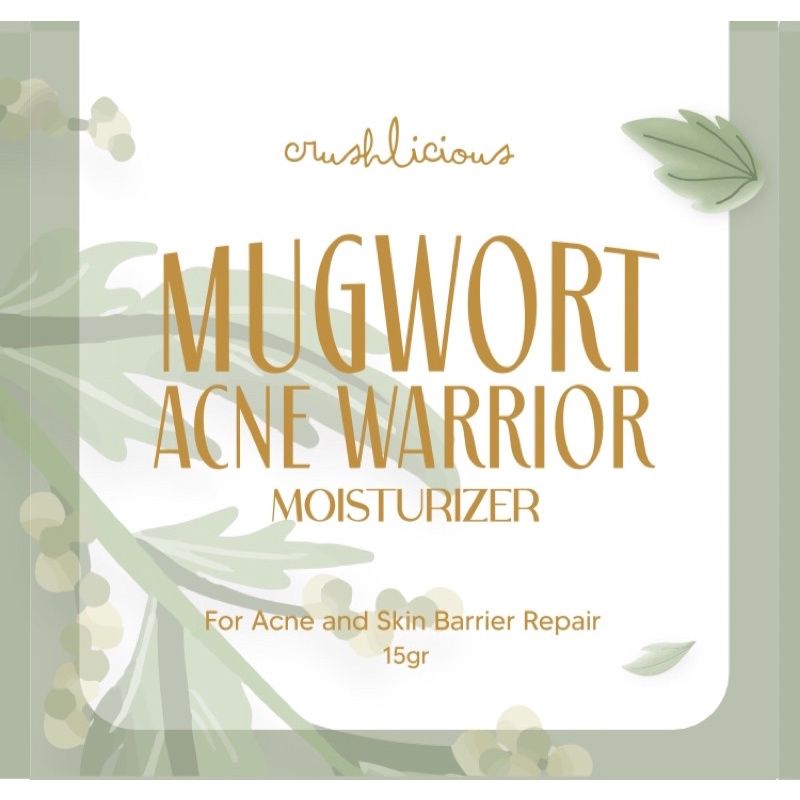 Crushlicious Mugwort Acne Warrior Moisturizer