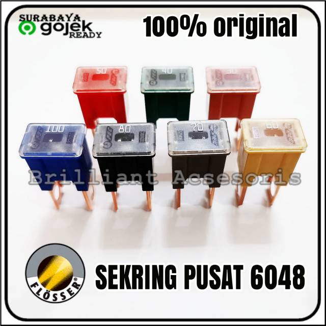 Sekring Fuse Pusat - FLOSSER ORIGINAL - 6089 / 6048 / 6090 / 6050