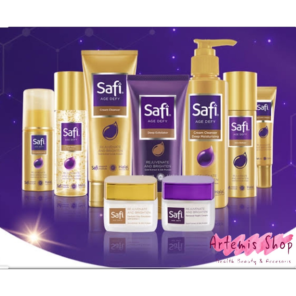 CUCI GUDANG SAFI Age Defy Gold Water Essence Day Night Cream cleanser serum refiner makeup remover CC Booster