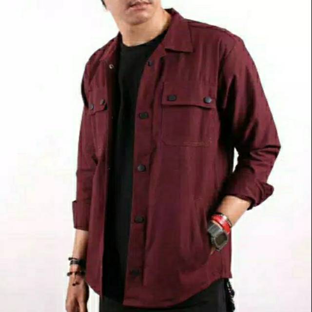 SEMI PARKA/ KEMEJA/ CANVAS