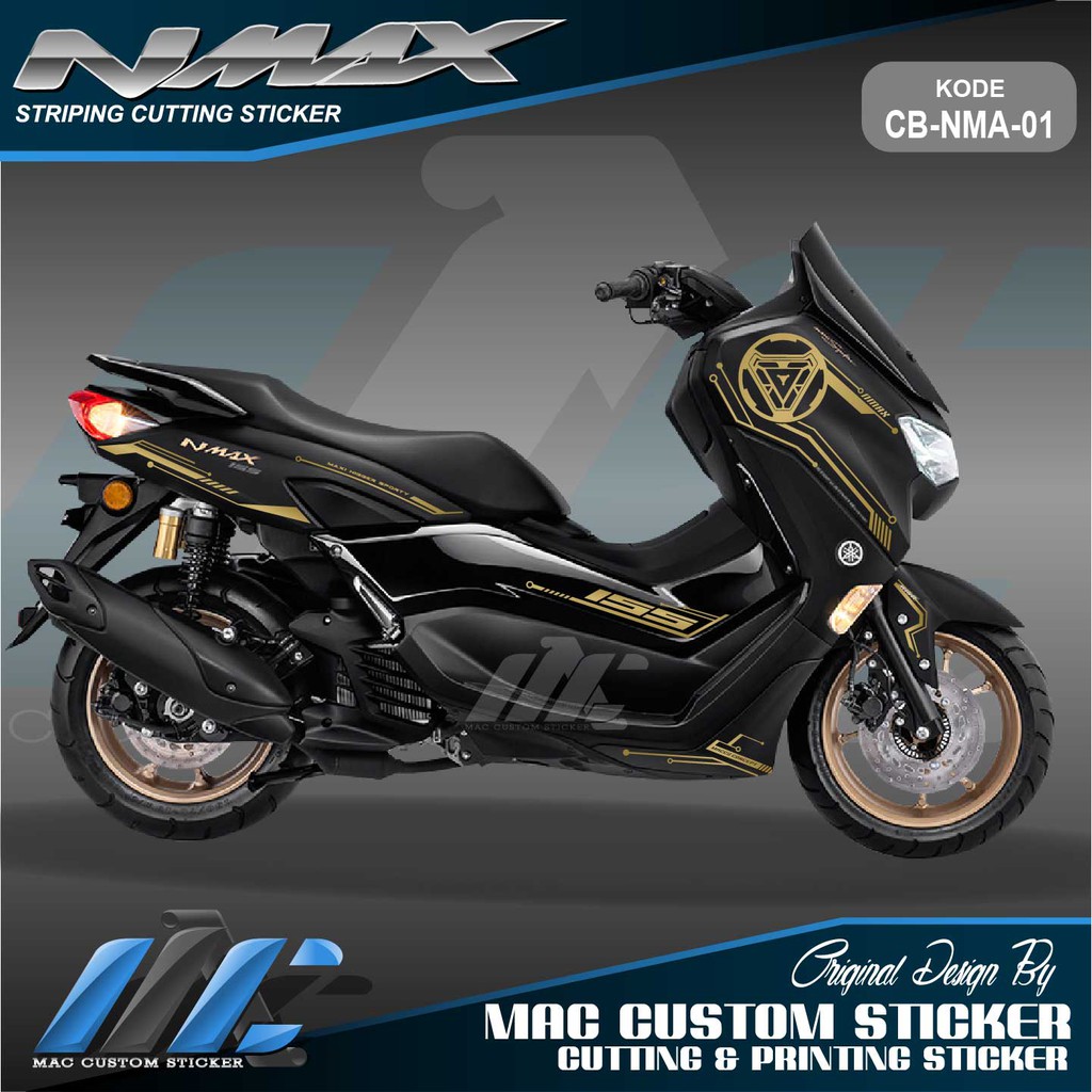 Cutting Sticker Nmax New Stiker Nmax 2020 Stiker Warna Gold