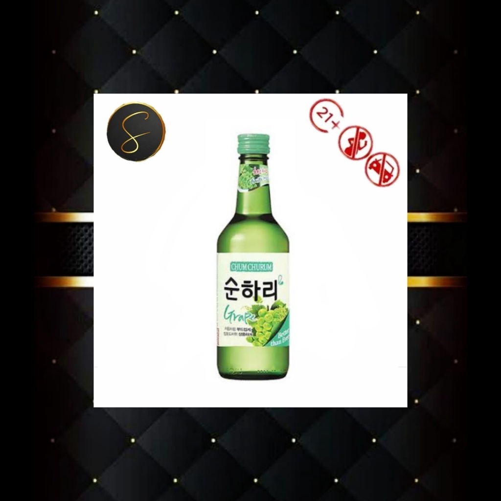SOJU CHUM CHURUM / CHUMCHURUM GRAPE 360 ML