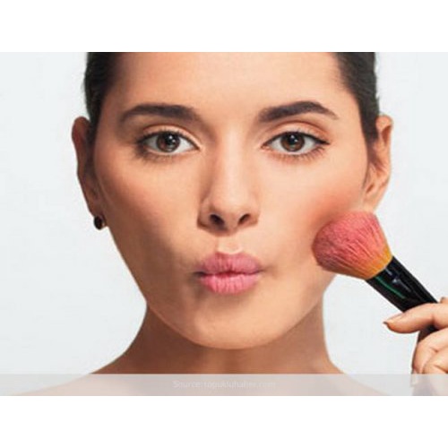 Kuas Blush On  Make Up profesional /Kuas Make Up Murah  Bulu Asli/ Kuas Blush on Bagus Gagang Cute