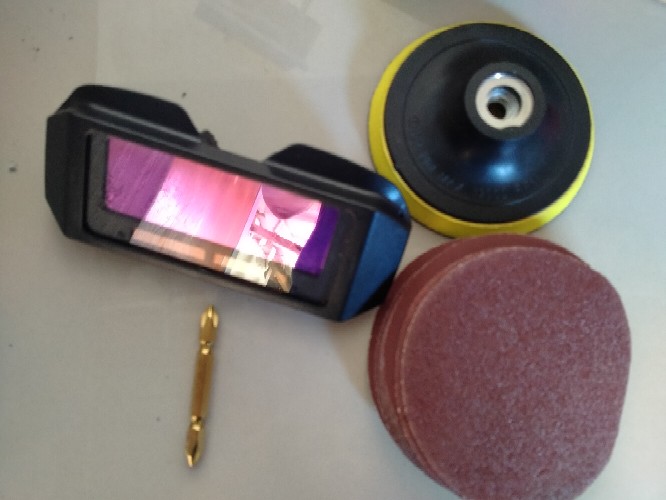 Hss Amplas Velcro Grit 60 Amplas Bulat Tempel Mesin Gerinda - Satuan