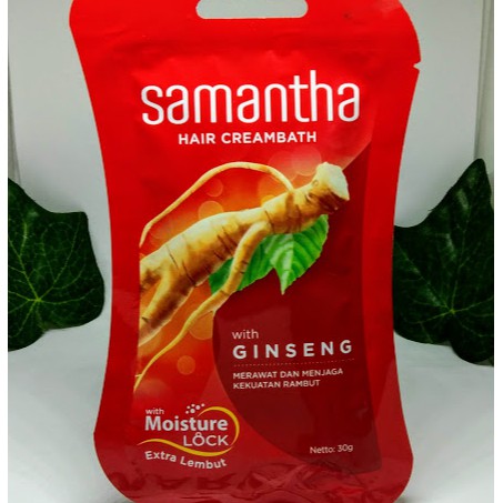 Samantha Hair Creambath Masker Rambut Perawatan Sachet 30gr Kino Shopee Indonesia