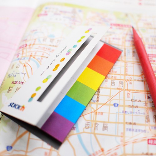 

Stick'n Paper Index 21598 Rainbow (50x20mm) STICKY NOTES
