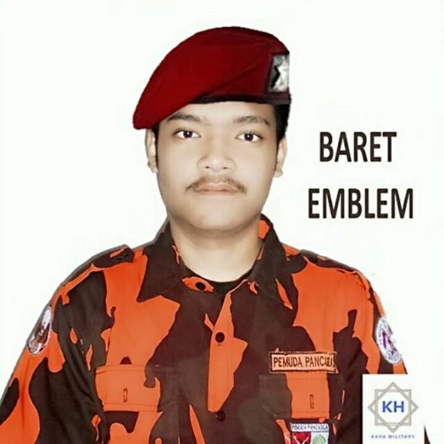 Baret pemuda pancasila/baret pp/topi pp