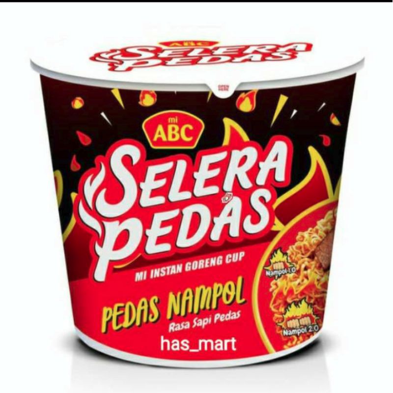 

Mie ABC Cup Pedas Nampol 80 gr