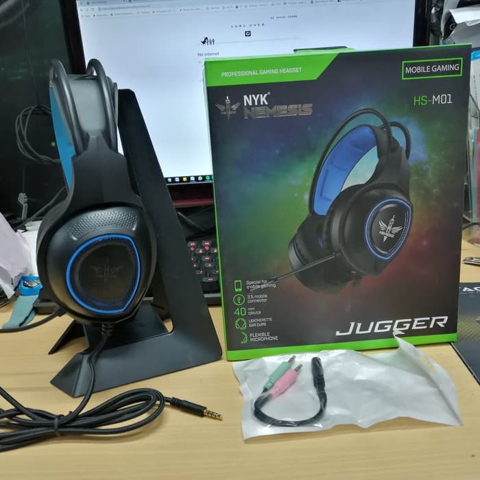 NYK Headset Mobile Gaming HS-M01 JUGGER