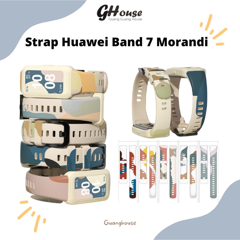 Strap Huawei Band 7 Morandi Tali Pengganti Huawei Band 7 Morandi Style Wanra