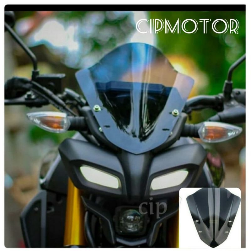 Visor Windshield  yamaha MT15 MT 15 Rayben Smoke Carbon Sectbill