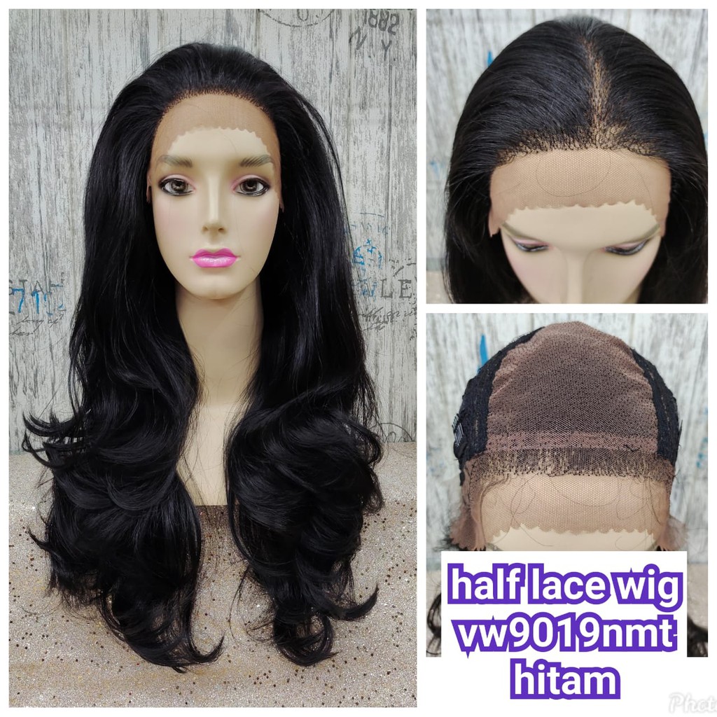 HALF LACE WIG VW 9019 Mnt / LACE WIG / HALFWIG